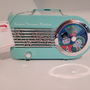 Mr. Christmas Light Blue Vintage North Pole Working "Snowtime Radio" NwT